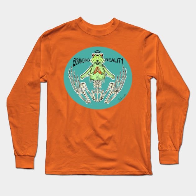 Anatomy of the Third Eye Frog Long Sleeve T-Shirt by Expanding Reality